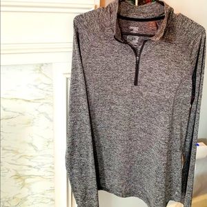 Athletic, Quarter-zip, Semi-fitted Long Sleeve